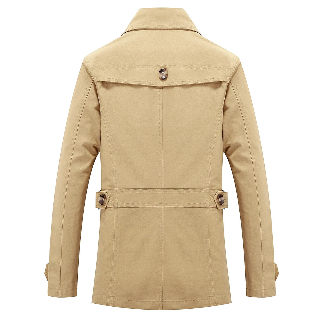 Modischer langer Trenchcoat