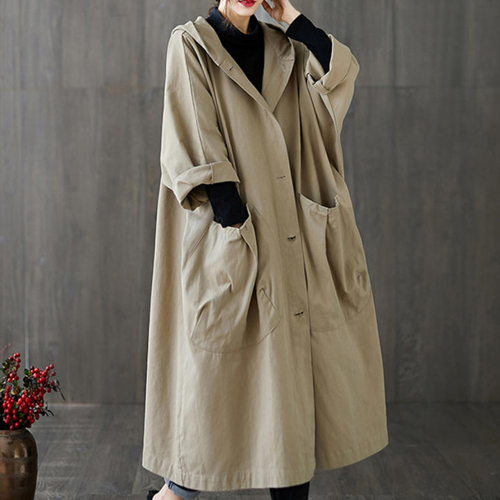 Gemütlicher Gabardine-Trenchcoat