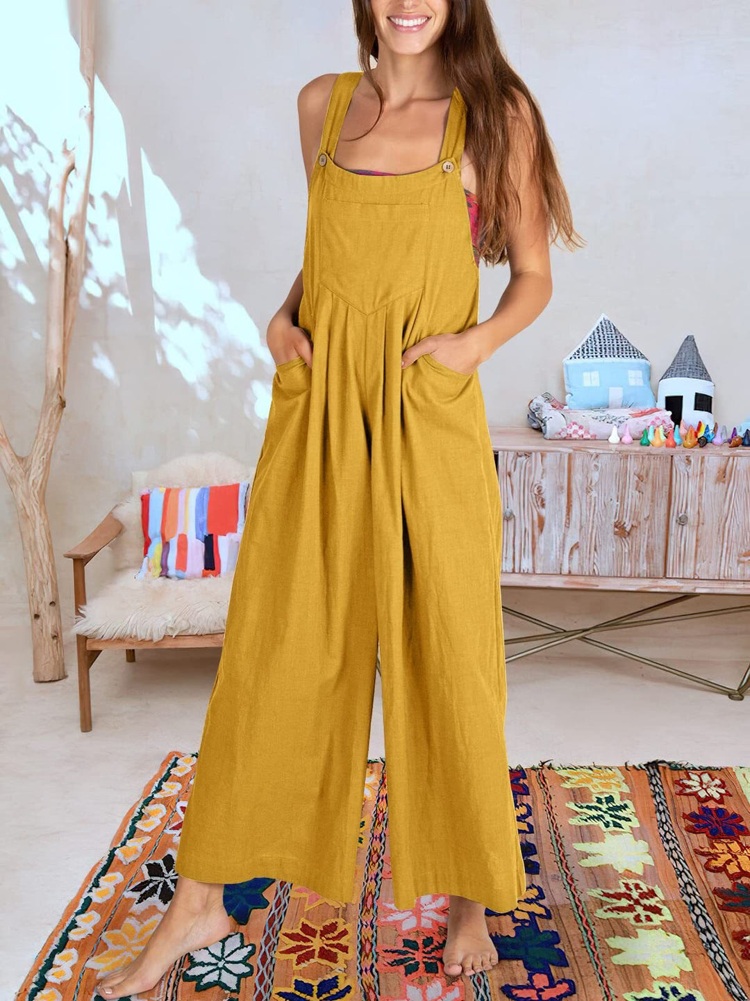 Ärmelloser Jumpsuit für Frauen