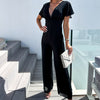 Eleganter Overall mit weitem Bein