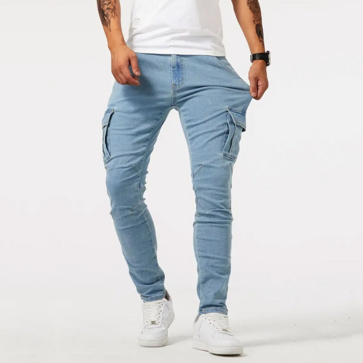 Cargohose Jeans