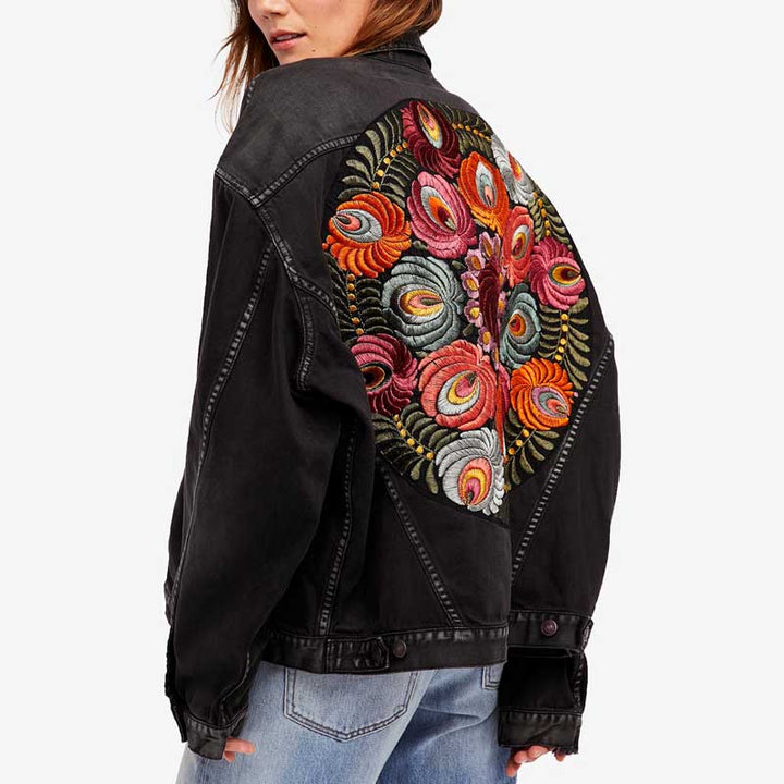 Bohemian Jean Streetwear Jacke