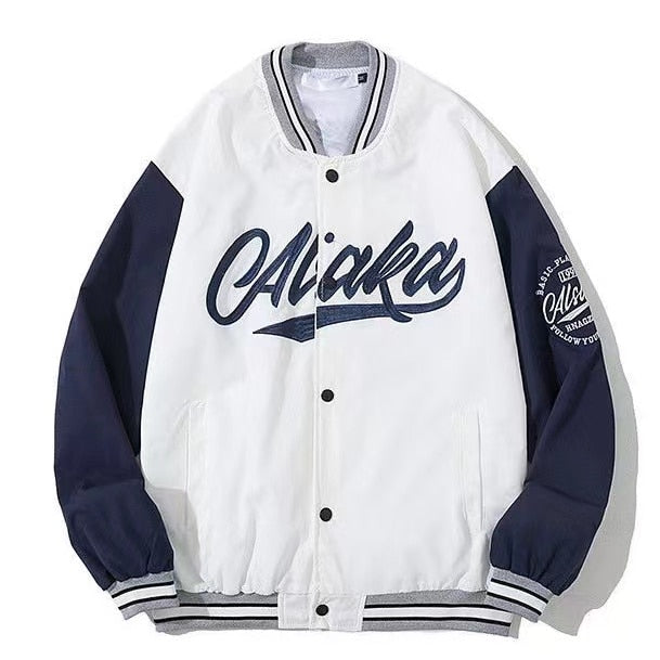 Damen Baseball Jacke - Hip-Hop Trend: Lässiger, lockerer Top für Paare