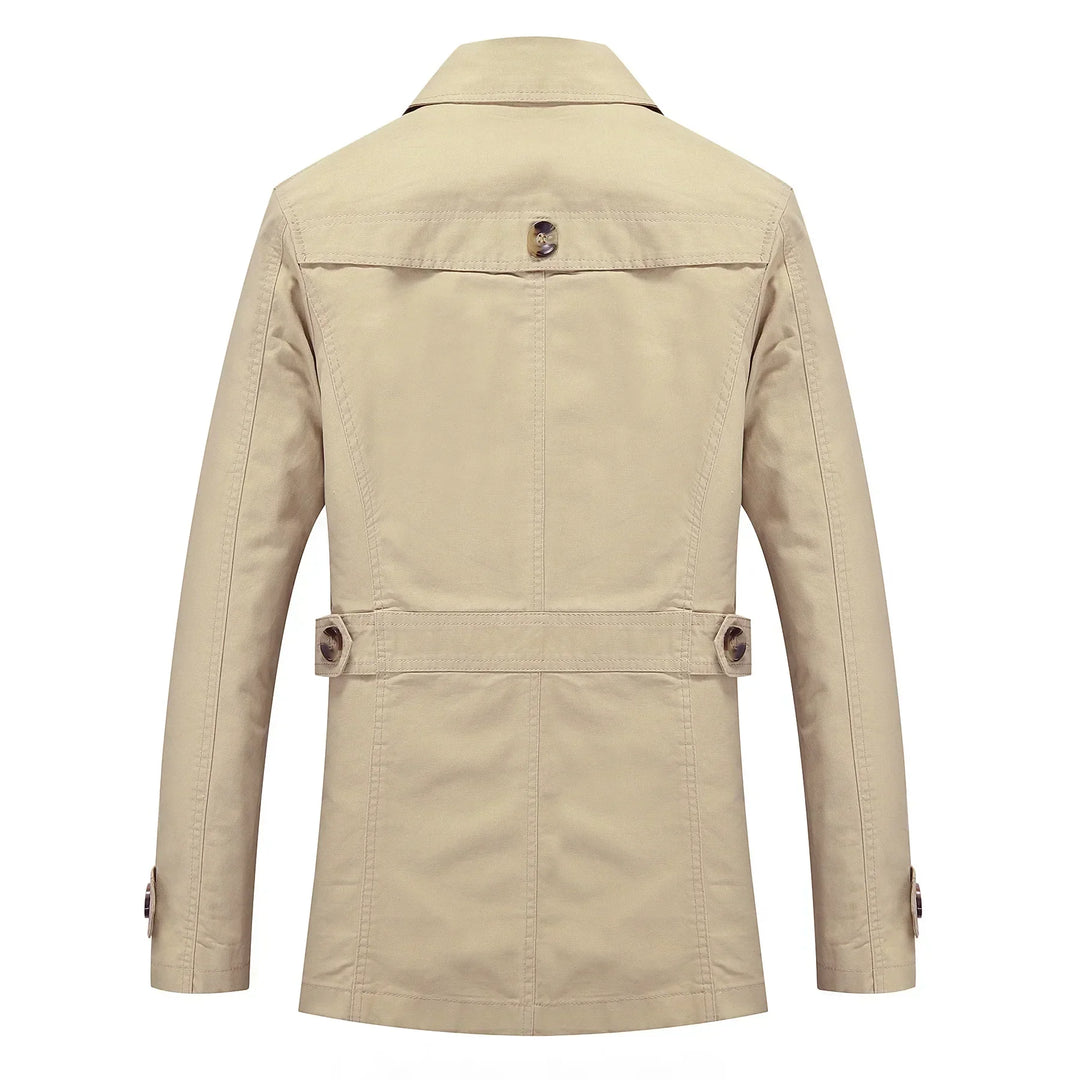 Modischer langer Trenchcoat