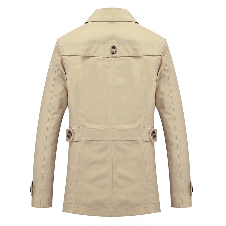 Modischer langer Trenchcoat