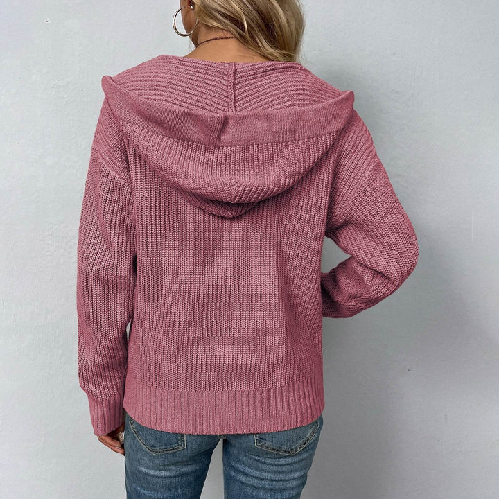 Frau Pullover Strickjacke