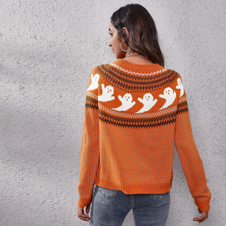 Halloween Ghost Vintage Frauen Pullover