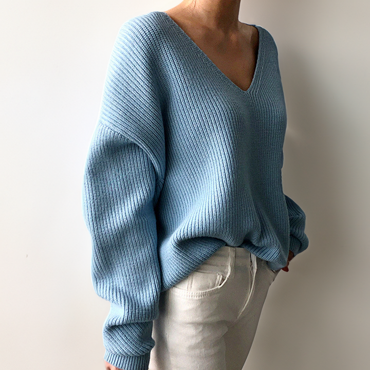 PULLOVER AUS WEICHEM LAGENSTRICK