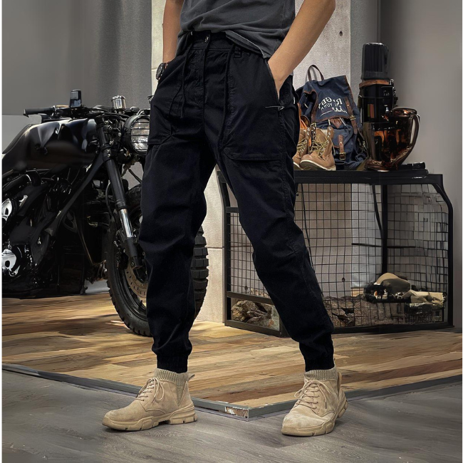 Herren - Dehnbare Cargohose - Bequemer Stretchstoff - Vielseitige Freizeitmode für Damen