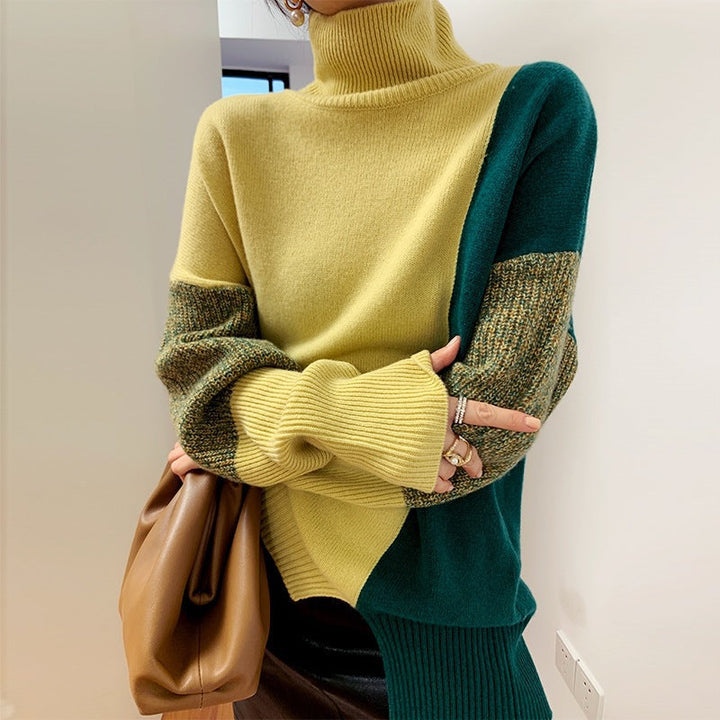 Eleganter Pullover mit Schleife