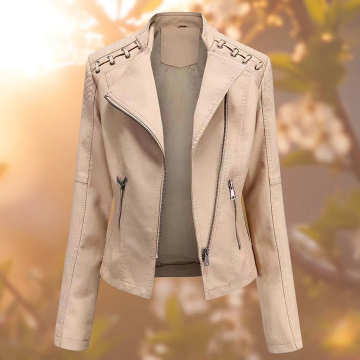 Stylisches Lederjacke