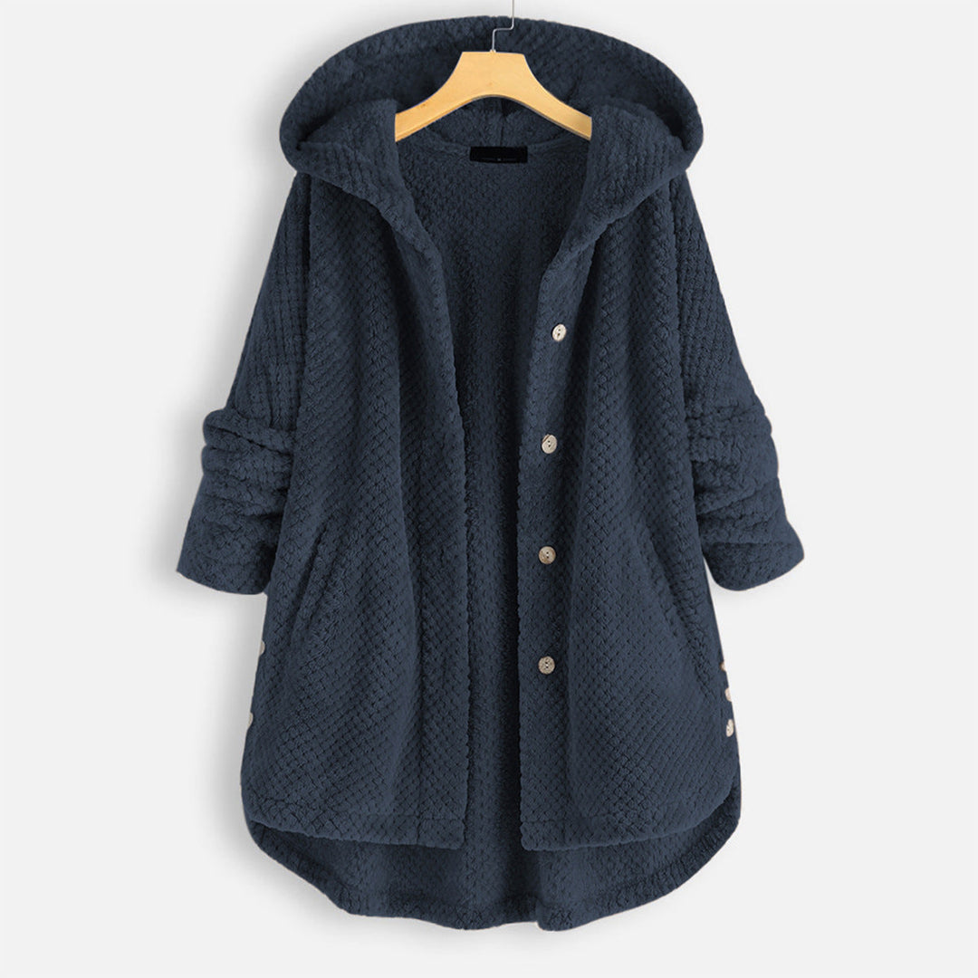 Winter Reversible Fleece-Kapuzenjacke