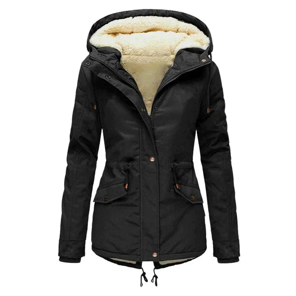 Damen - Wintermantel - Warmes Material - Stylischer Winterjacke für Damen