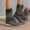 Elegante Gestrickte Thermo-Stiefel