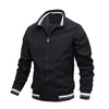 Sportlich gestreifte Herren-Interimsjacke