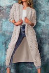 Lange Strickjacke