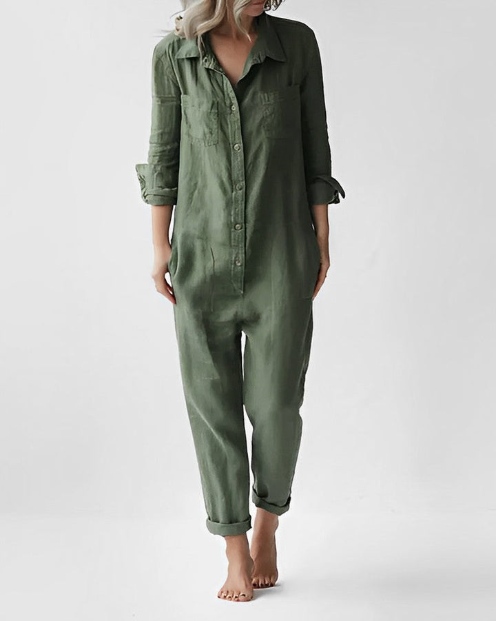 Grüner Jumpsuit