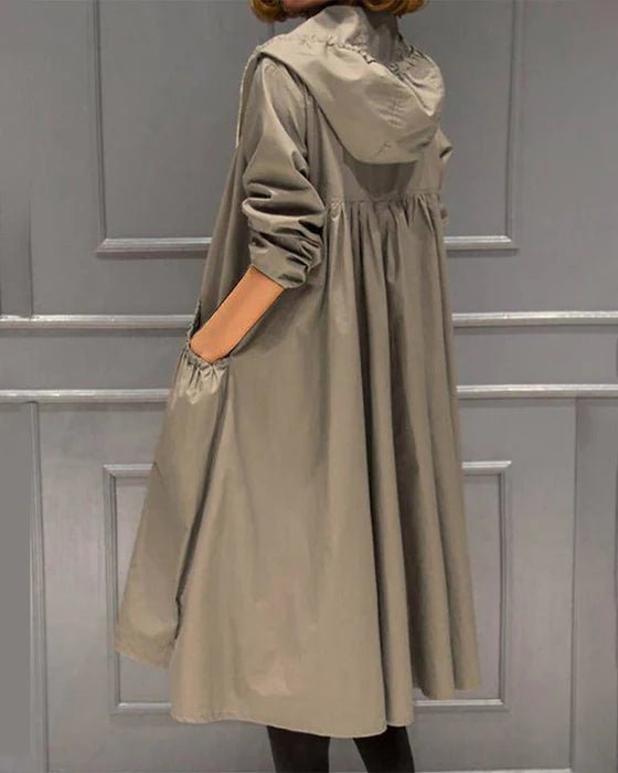 Damen - Trenchcoat - Wasserabweisend - Eleganter und Modischer Mantel für jede Jahreszeit