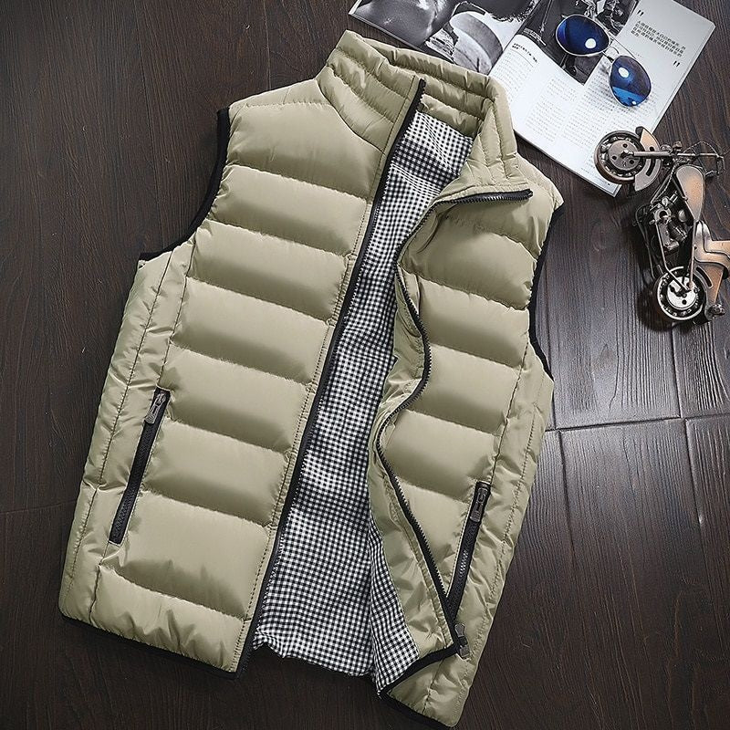 Wasserdichter Herren Bodywarmer mit Reißverschluss und Taschen