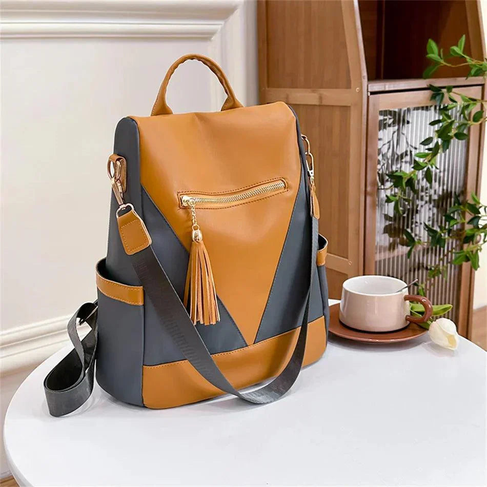 Stylish Bicolour Backpack