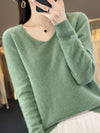 Damen Pullover mit V-Ausschnitt