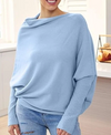 Elegant Asymmetrischer Pullover