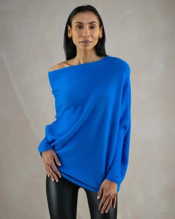 Elegant Asymmetrischer Pullover