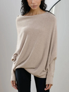 Elegant Asymmetrischer Pullover