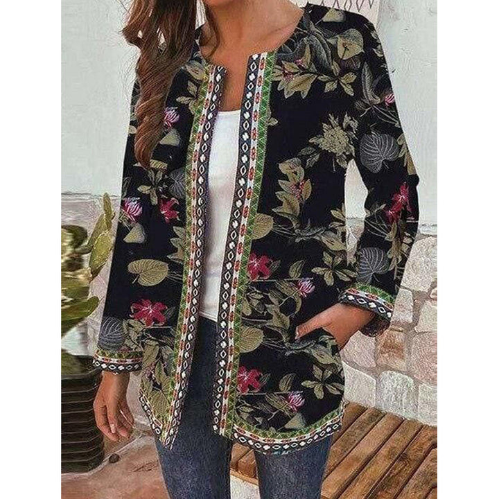 Jacke mit Blumenmuster