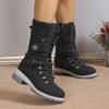 Elegante Gestrickte Thermo-Stiefel