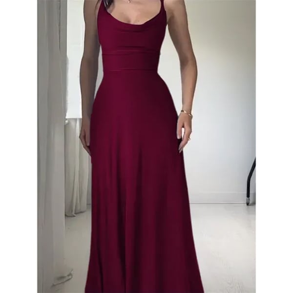 Elegantes Maxikleid mit Drapierung