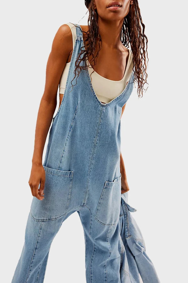 Stylischer Denim-Overall für Damen