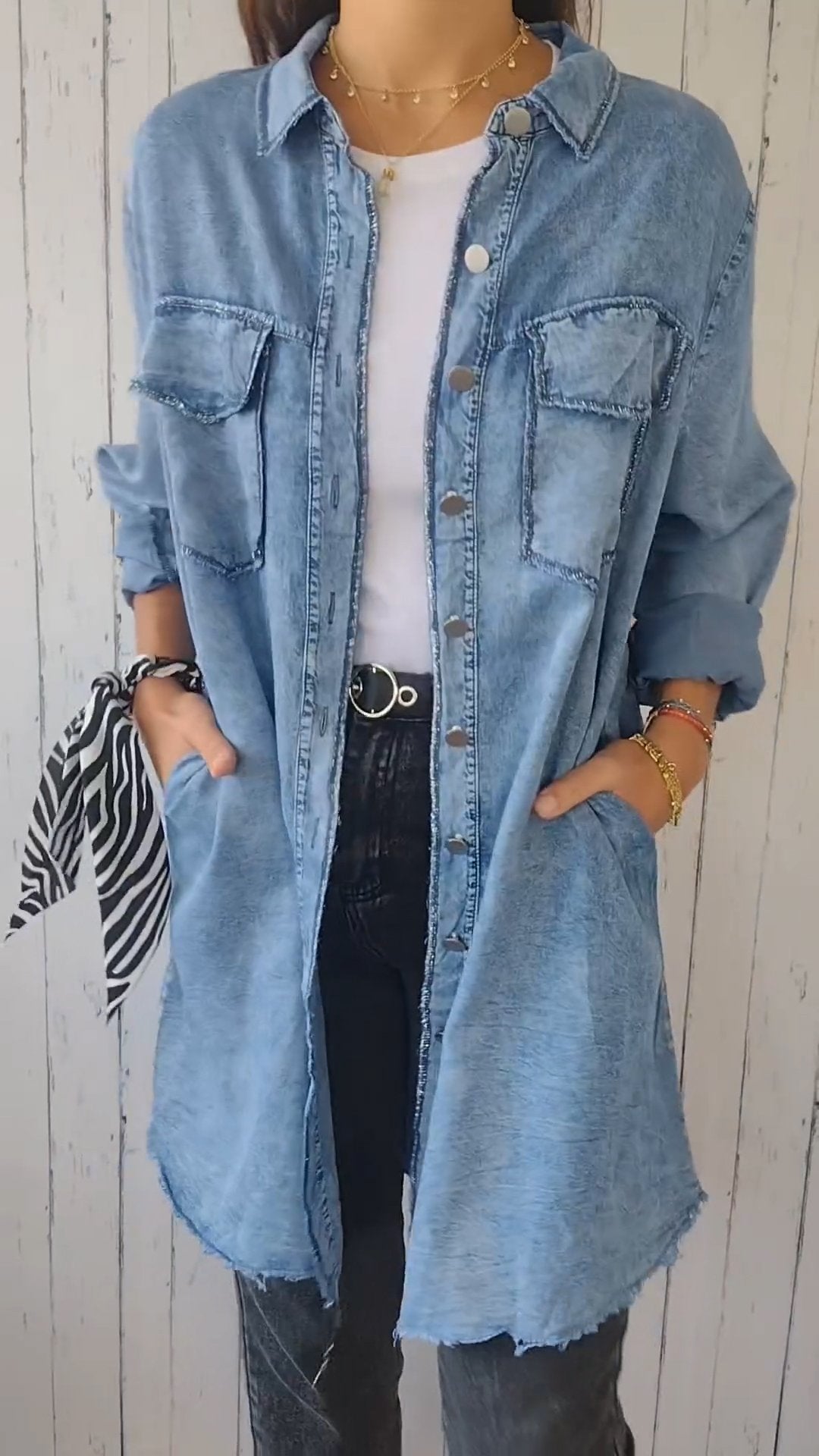 Denim-Jacke