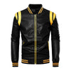 Herren-Baseballjacke aus Leder