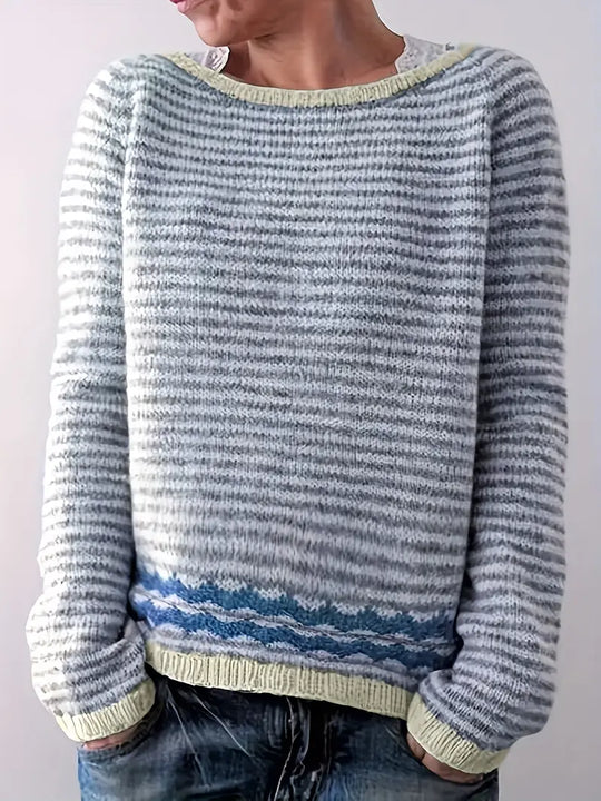 Gestreifter Pullover