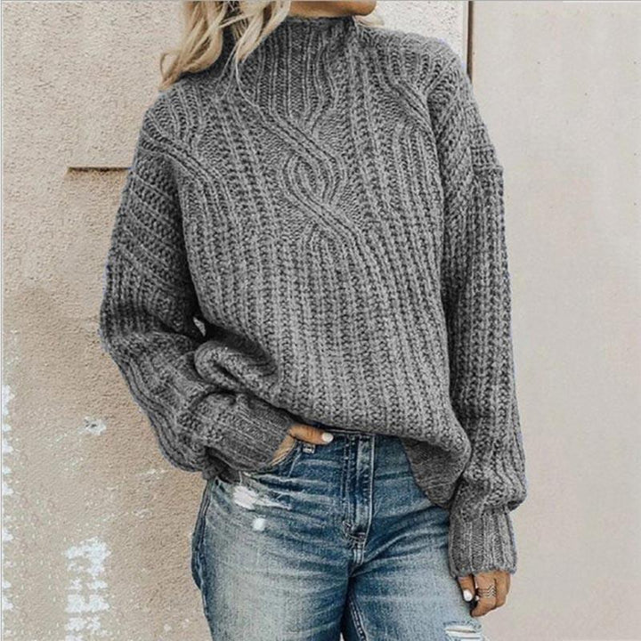 Sweater | Damenpullover mit bequemem Rollkragen