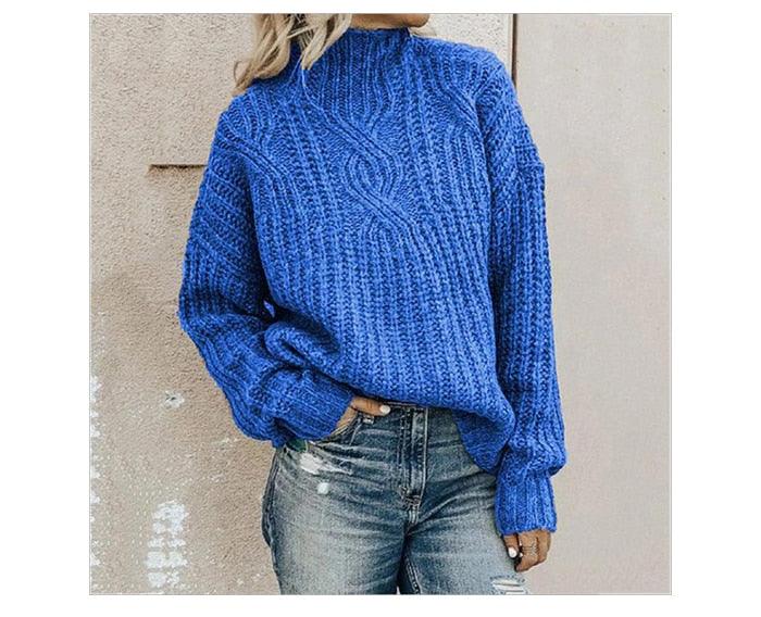 Sweater | Damenpullover mit bequemem Rollkragen