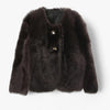 Shearling-Pullover aus Naturpelz