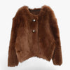 Shearling-Pullover aus Naturpelz