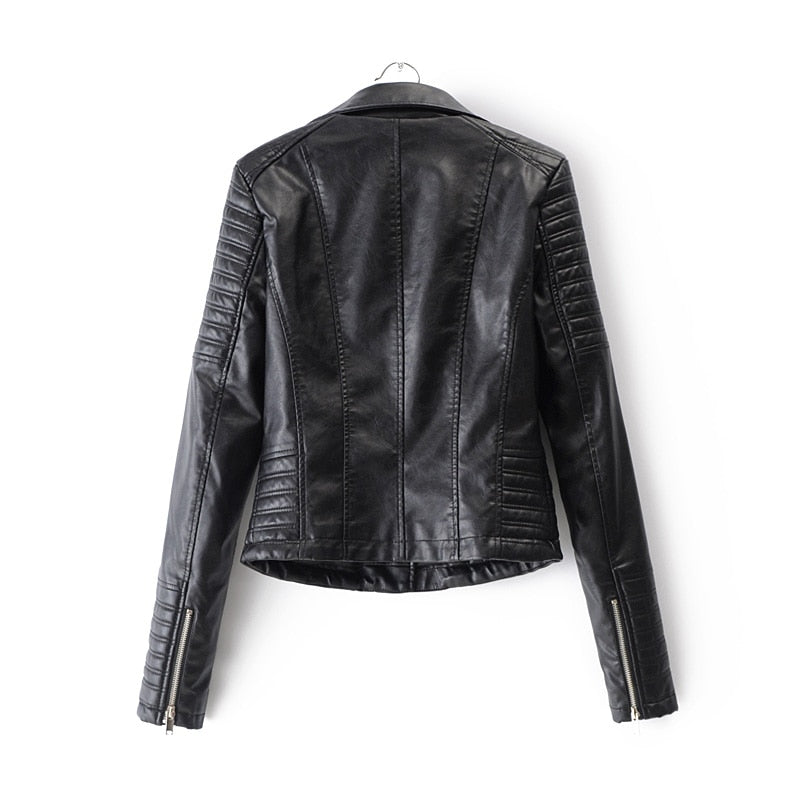 Damen Stylische Motorjacke