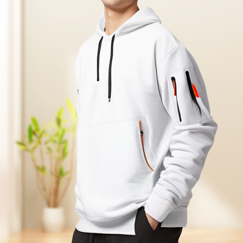 Halber Reißverschluss Hoodie