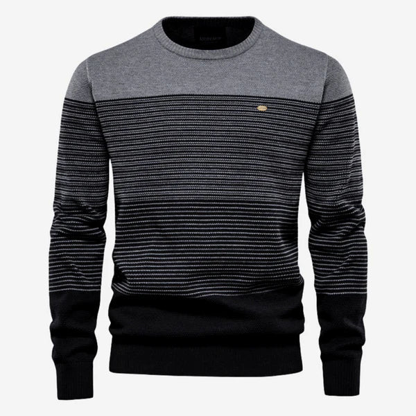 Gestreifter Pullover