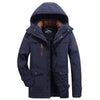 Wind- und wasserdichter Parka Wintermantel Kapuzenjacke