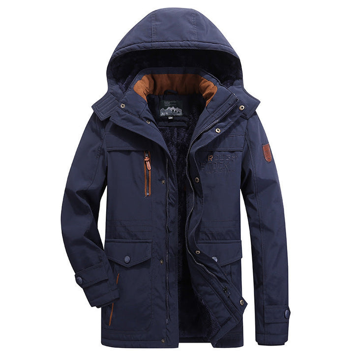 Wind- und wasserdichter Parka Wintermantel Kapuzenjacke