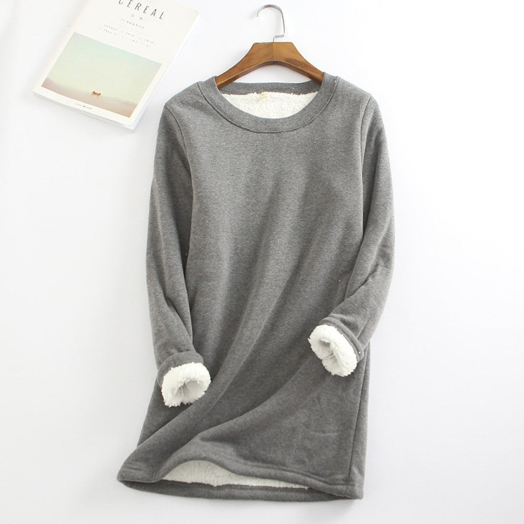 Bequemer Pullover mit Fleece