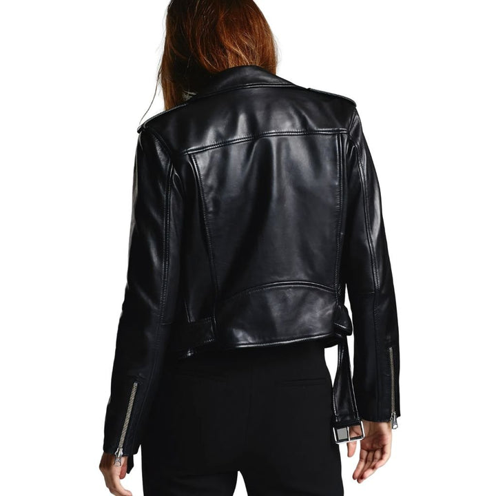 Elegant Premium leather jacket : Modern Woman 2024