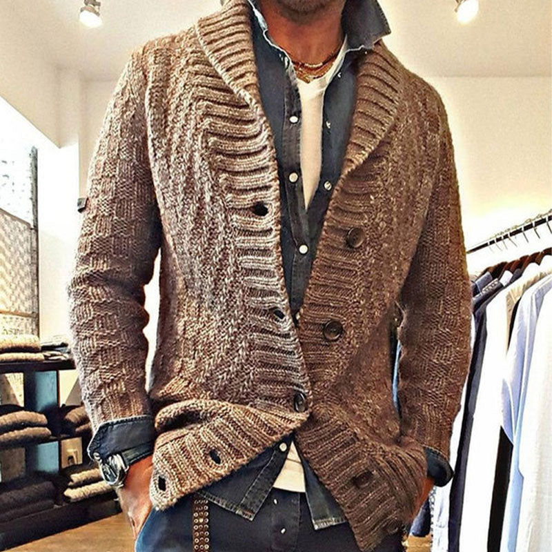 Vintage Herren Strickjacke