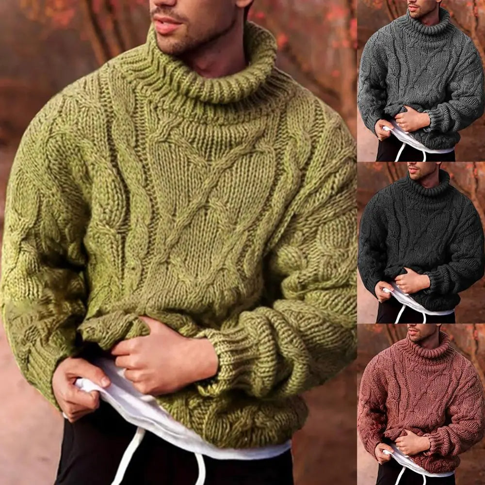 Warmer schlanker Baumwollpullover