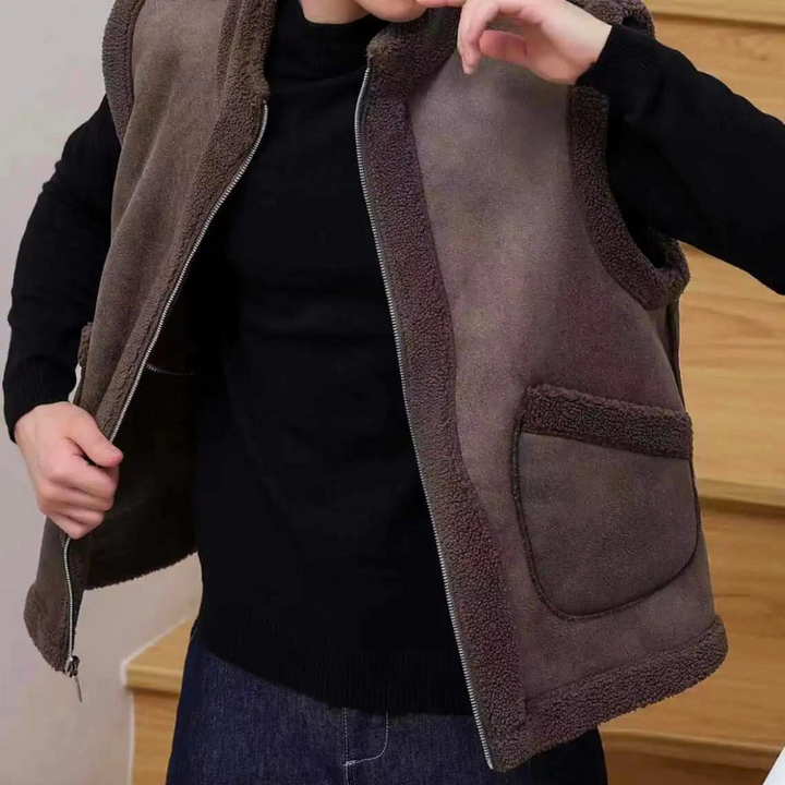 Stylische Herren-Fleece-Weste