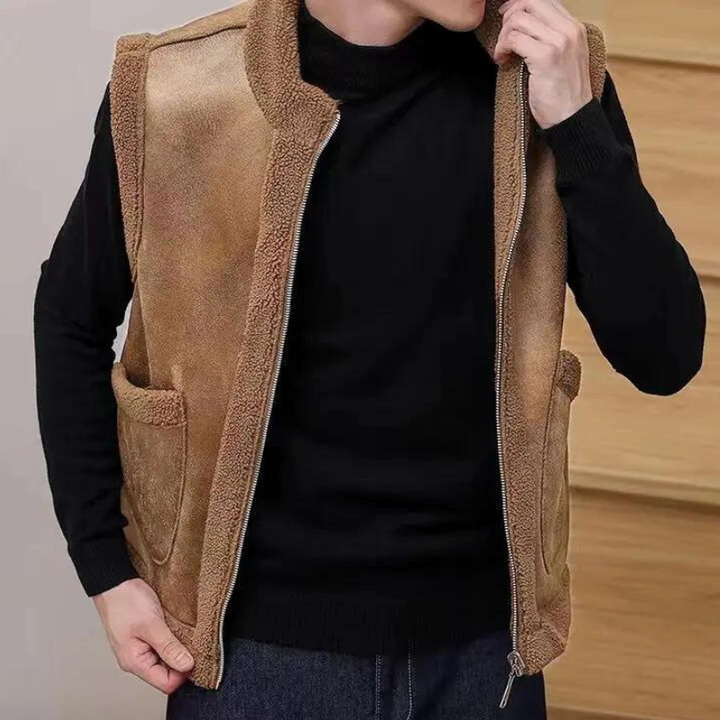 Stylische Herren-Fleece-Weste